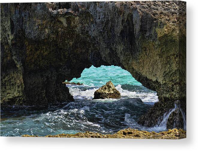 Cozumel Canvas Print featuring the photograph Coastal Arch by Brad Barton