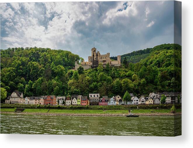 Colors Of The Romantic Rhine Canvas Print featuring the photograph Colors of the Romantic Rhine by John Haldane