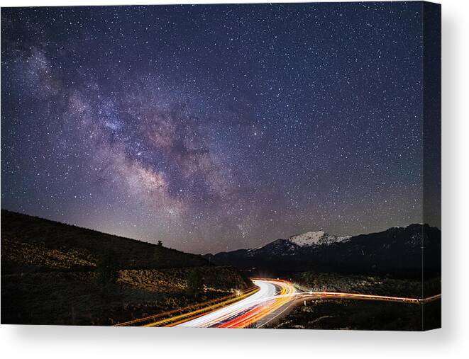Car Canvas Print featuring the photograph Commute to the Core by Mike Lee