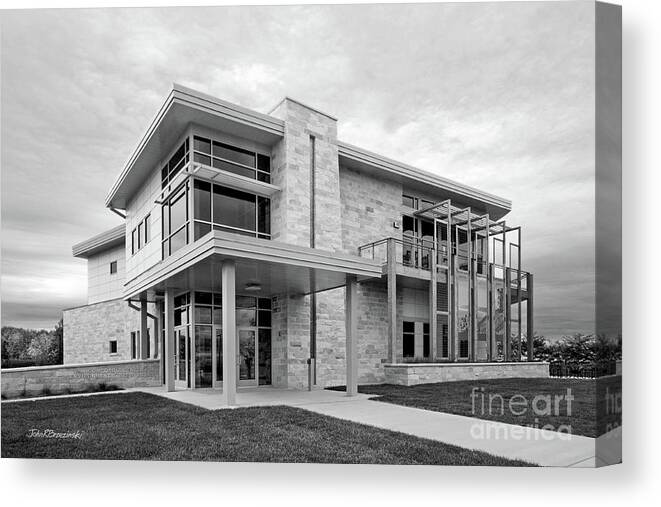 Cwu Canvas Print featuring the photograph Concordia University Environmental Stewardship Center by University Icons