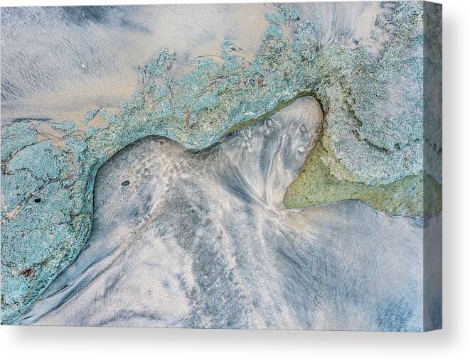 Abstract Canvas Print featuring the photograph Cove by Alexander Kunz