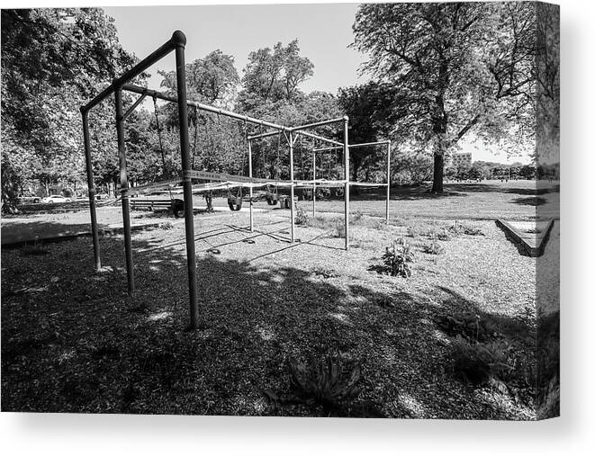 Garden Canvas Print featuring the photograph COVID-19 Lost Park by Britten Adams