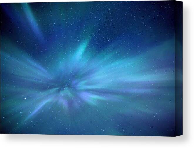 Aurora Canvas Print featuring the photograph Crown of Light by Christopher Mathews