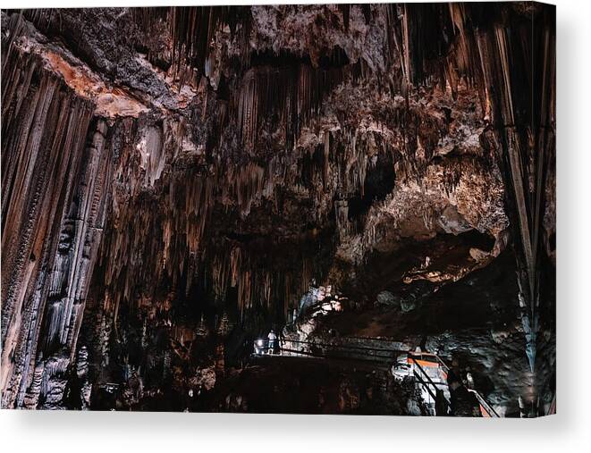 Cave Canvas Print featuring the photograph Cueva de Nerja by Micah Offman