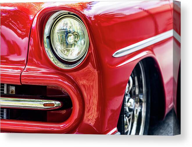 Car Canvas Print featuring the photograph Custom Chevy by Bryan Williams