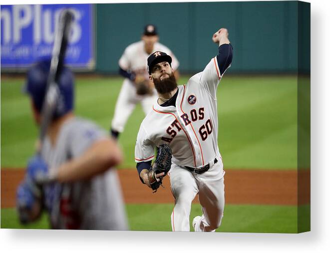 People Canvas Print featuring the photograph Dallas Keuchel by Pool