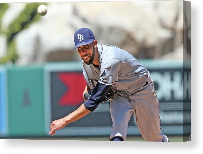 David Price Canvas Print featuring the photograph David Price by Stephen Dunn