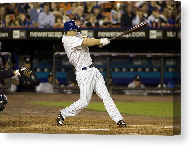 Sport Canvas Print featuring the photograph David Wright by Sporting News Archive