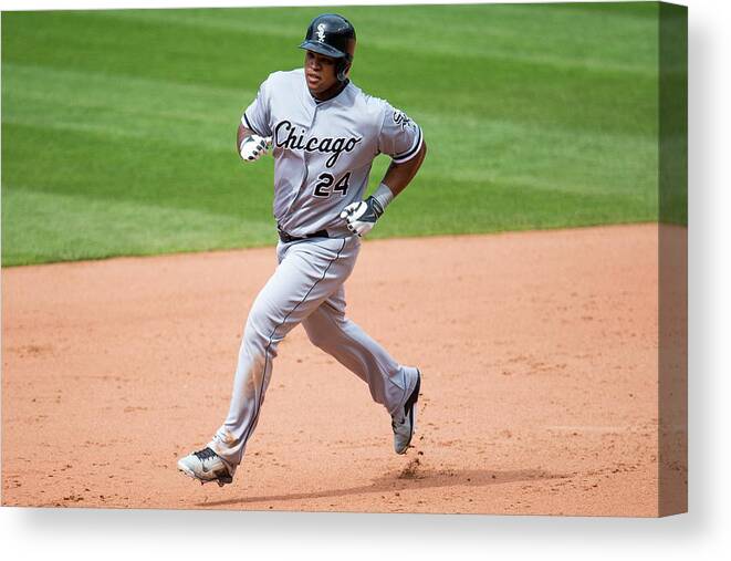 Ninth Inning Canvas Print featuring the photograph Dayan Viciedo by Jason Miller