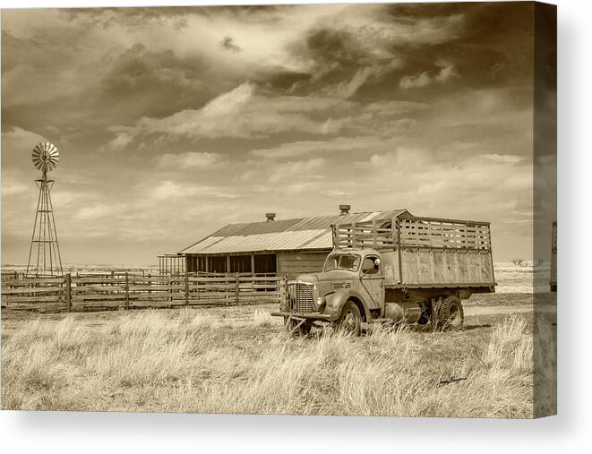 Abandoned Canvas Print featuring the photograph Days Gone By by Jurgen Lorenzen
