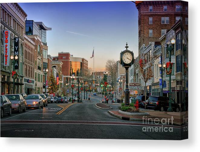 Christmas Canvas Print featuring the photograph December Light by Neil Shapiro