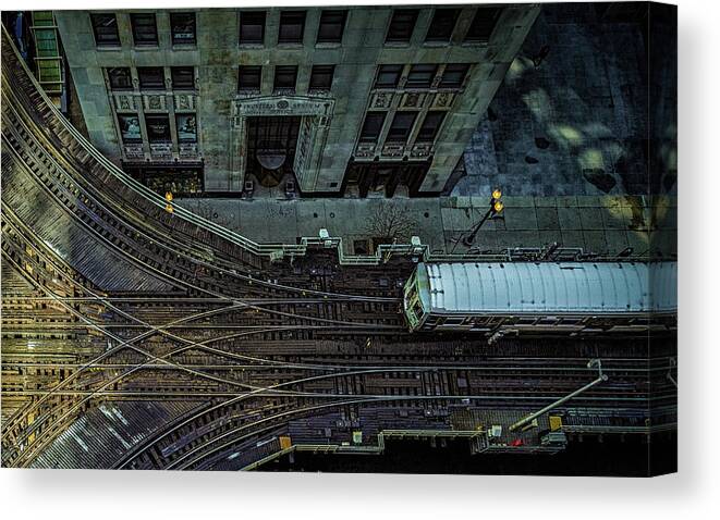 Chicago Canvas Print featuring the photograph Decisions, Decisions, Decisions #2 by Mike Schaffner