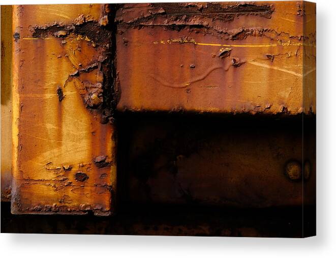 Rust Canvas Print featuring the photograph Deeper Than Iron by Kreddible Trout