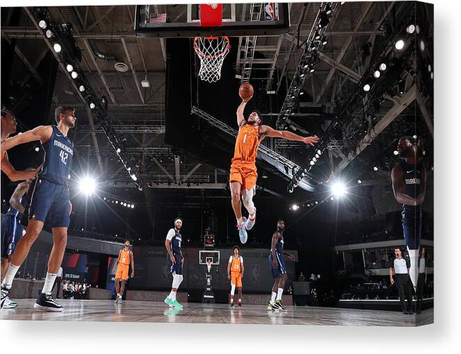 Devin Booker Canvas Print featuring the photograph Devin Booker by David Sherman