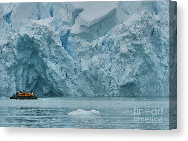 Antarctica Canvas Print featuring the photograph Diminutive by Brian Kamprath
