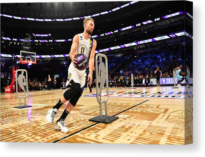 Domantas Sabonis Canvas Print featuring the photograph Domantas Sabonis by Jesse D. Garrabrant