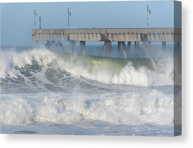 Landscape Canvas Print featuring the photograph Don't Mess With Mother Nature by Laura Macky