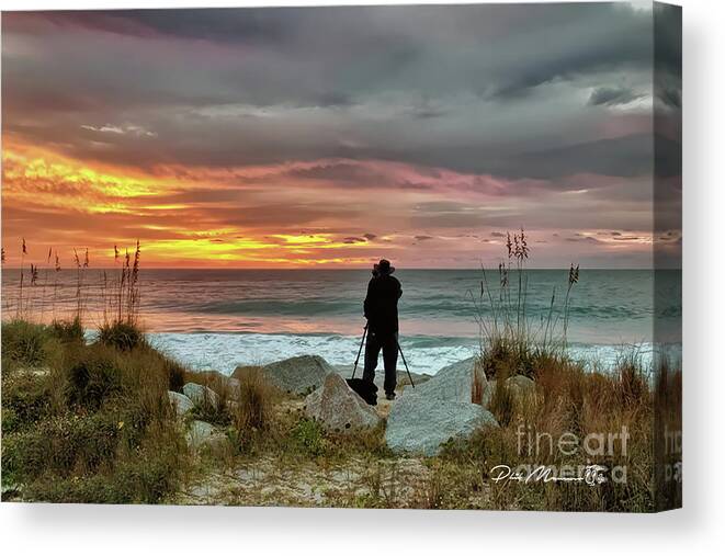 Fort Fisher Canvas Print featuring the photograph Dream Big Dreams In Color by Phil Mancuso