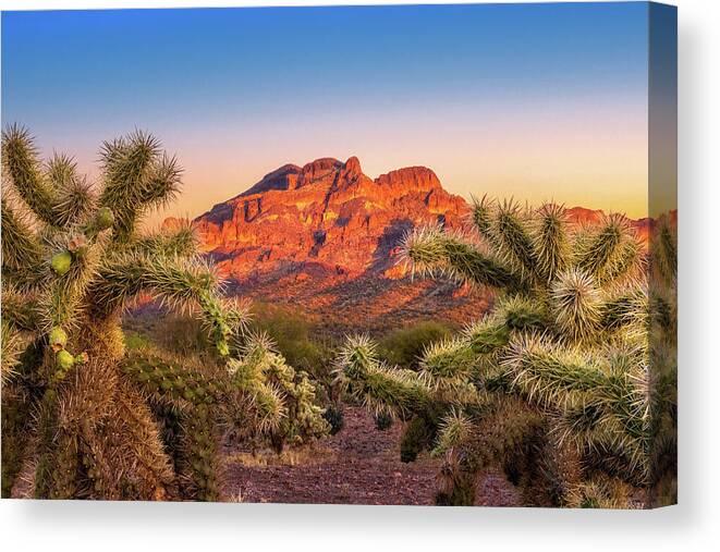 American Southwest Canvas Print featuring the photograph Dreams at Twilight by Rick Furmanek