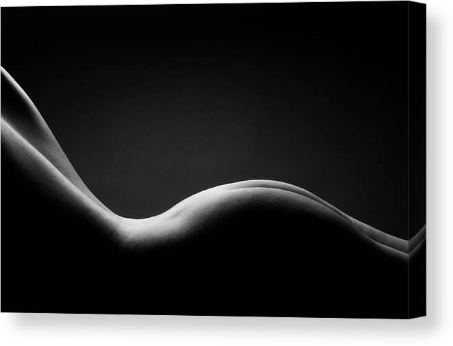 Woman Canvas Print featuring the photograph Dunes by Geir Rosset