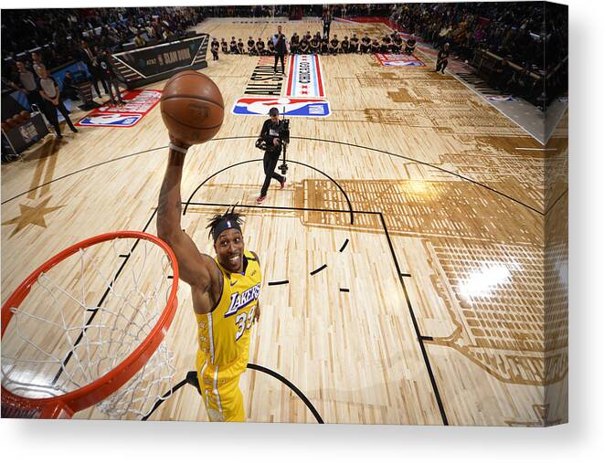 Dwight Howard Canvas Print featuring the photograph Dwight Howard by Jesse D. Garrabrant