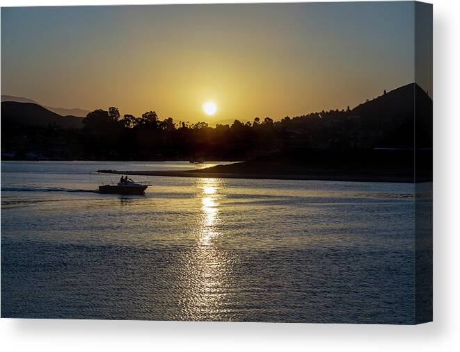 Fisherman Canvas Print featuring the photograph Early Morning Fishing by Gina Cinardo