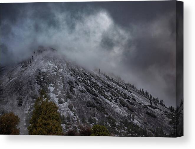 Storm Canvas Print featuring the photograph Early Spring Storm by Ryan Workman Photography