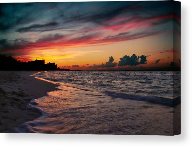 Ocean Canvas Print featuring the photograph Ebbs and Flows by Montez Kerr