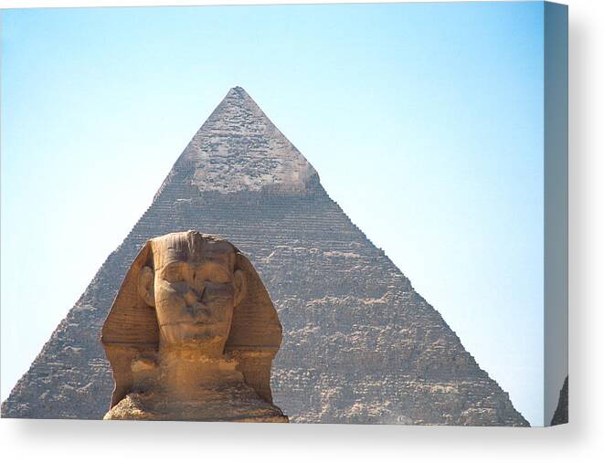 Egypt Canvas Print featuring the photograph Egypt #4 by Claude Taylor