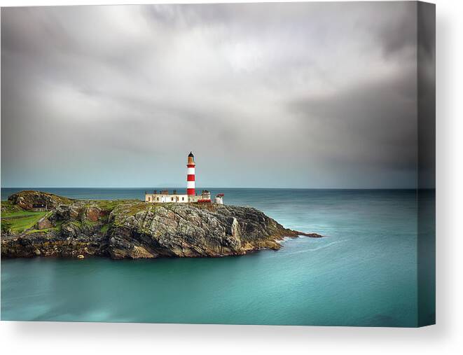 Eilean Glas Lighthouse Canvas Print featuring the photograph Eilean Glas Lighthouse 4 by Grant Glendinning