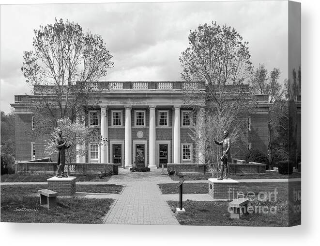 Emory Canvas Print featuring the photograph Emory and Henry College Kelly Library by University Icons