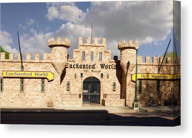 Enchanted World Doll Museum Canvas Print featuring the photograph Enchanted World Doll Museum Mitchell SD by Bob Pardue
