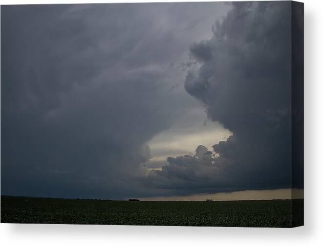 Nebraskasc Canvas Print featuring the photograph Fathers Day Storm Chase 004 by Dale Kaminski