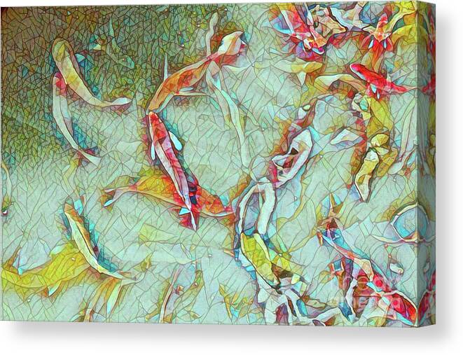 Fish Canvas Print featuring the photograph Fishy by Elaine Teague