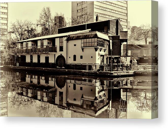 The Flapper Canvas Print featuring the photograph Flapper Birmingham by Stephen Melia