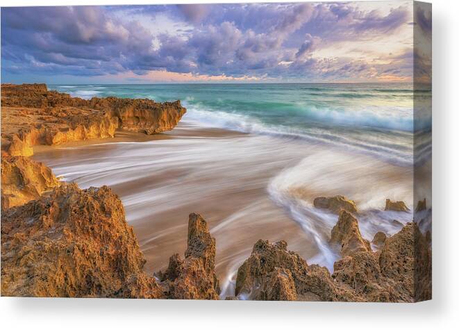 Florida Canvas Print featuring the photograph Florida's Coastal Colors by Darren White