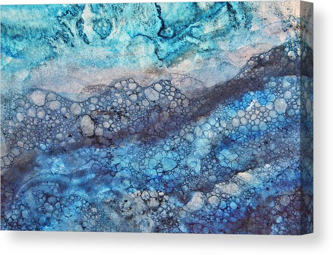 Abstract Canvas Print featuring the photograph Following the Flow by Michele Cornelius