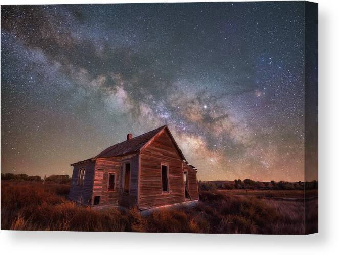 Abandoned Canvas Print featuring the photograph Forgotten Lands by Darren White