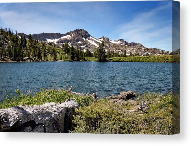 Sierra Nevada Canvas Print featuring the photograph Frog Lake at Carson Pass by Gary Geddes
