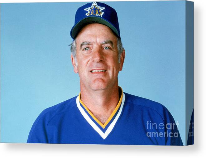 1980-1989 Canvas Print featuring the photograph Gaylord Perry by Mlb Photos