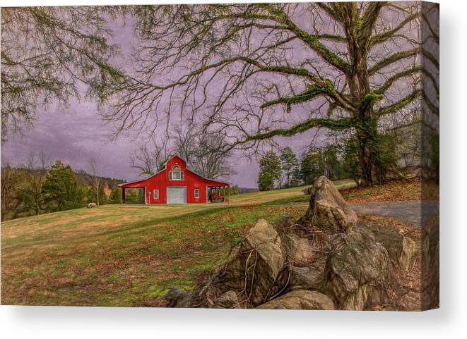 Tennessee Canvas Print featuring the photograph Gentleman's Farm by Marcy Wielfaert