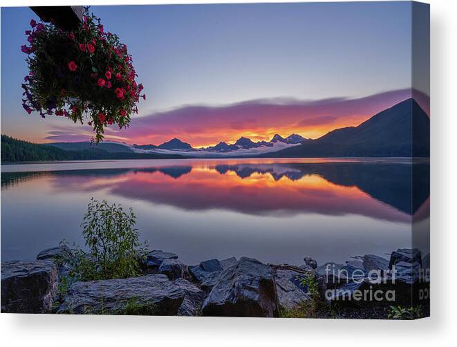 Awe Canvas Print featuring the photograph Glacier National Park by Brian Kamprath