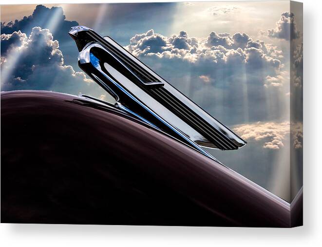 Hood Ornament Canvas Print featuring the photograph Goddess by Carrie Hannigan