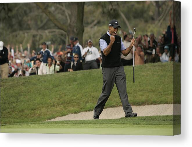 Fist Canvas Print featuring the photograph GOLF: JUN 14 US Open - Third Round by Icon Sportswire