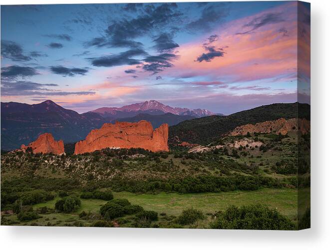 Colorado Canvas Print featuring the photograph Good Morning Colorado by Tim Reaves