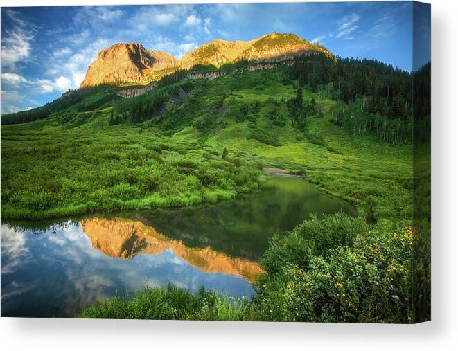 Gothic Colorado Canvas Print featuring the photograph Gothic Glow by Darren White