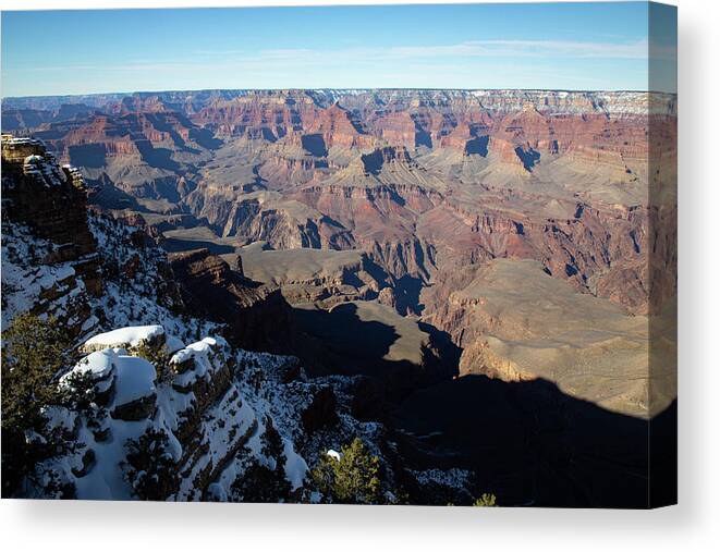 Grand Canyon Canvas Print featuring the photograph Grand Canyon #12 by Steve Templeton