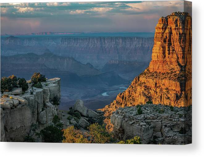 Grand Canyon Canvas Print featuring the photograph Grand Canyon by Steven Sparks