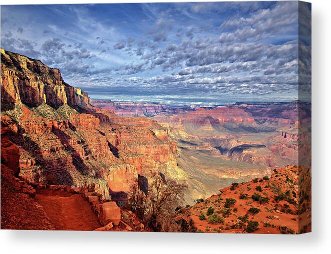 Grand Canyon Canvas Print featuring the photograph Grand Canyon View by Bob Falcone