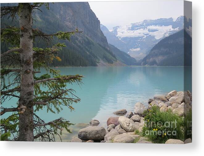 Nature Canvas Print featuring the photograph Green Waters by Mary Mikawoz